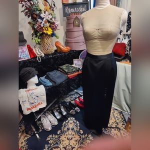 Long Black Skirt Alex Evening Skirt